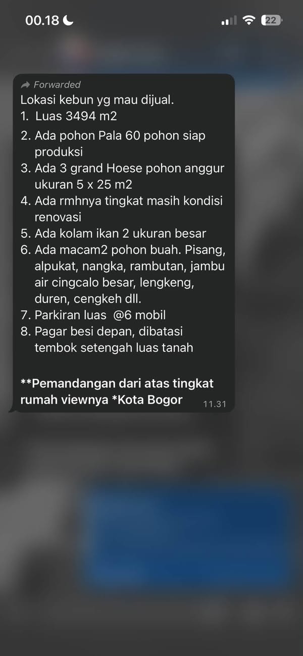 Tanah Tamansari Bogor