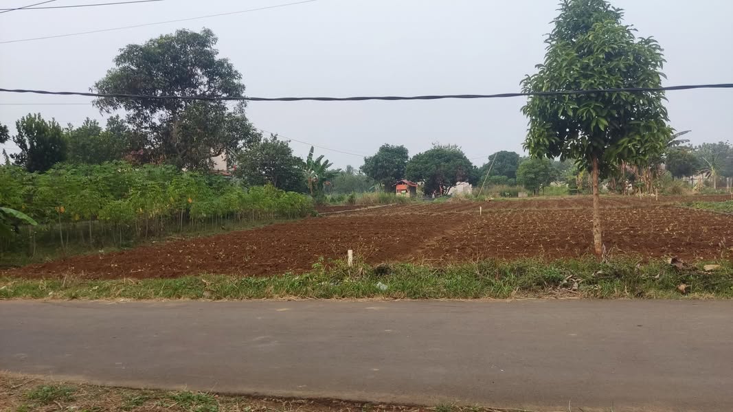 Tanah kavling rata nempel jln aspal Jabodetabek