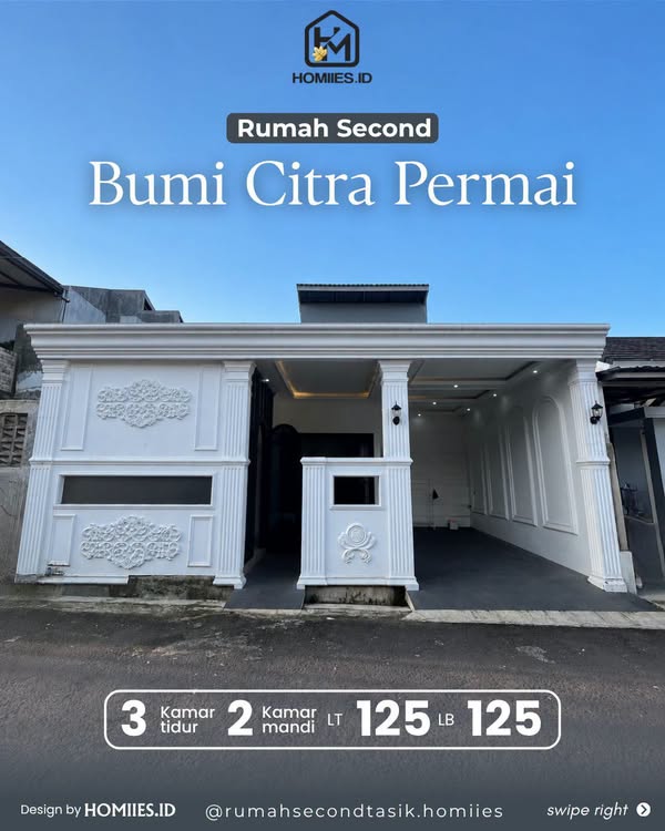 Foto Dijual Rumah di KABUPATEN TASIKMALAYA - Rumah 2 Lantai Istimewa Parhon Indihiang Tasikmalaya