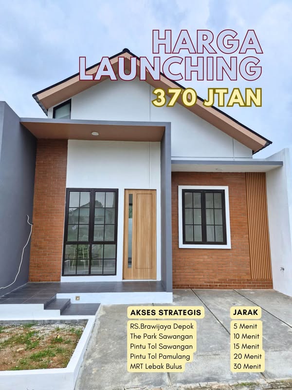 Rumah di Jalan Baru Pengasinan Sawangan Depok