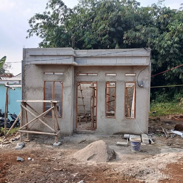 Rumah baru tahap progres Citayam
