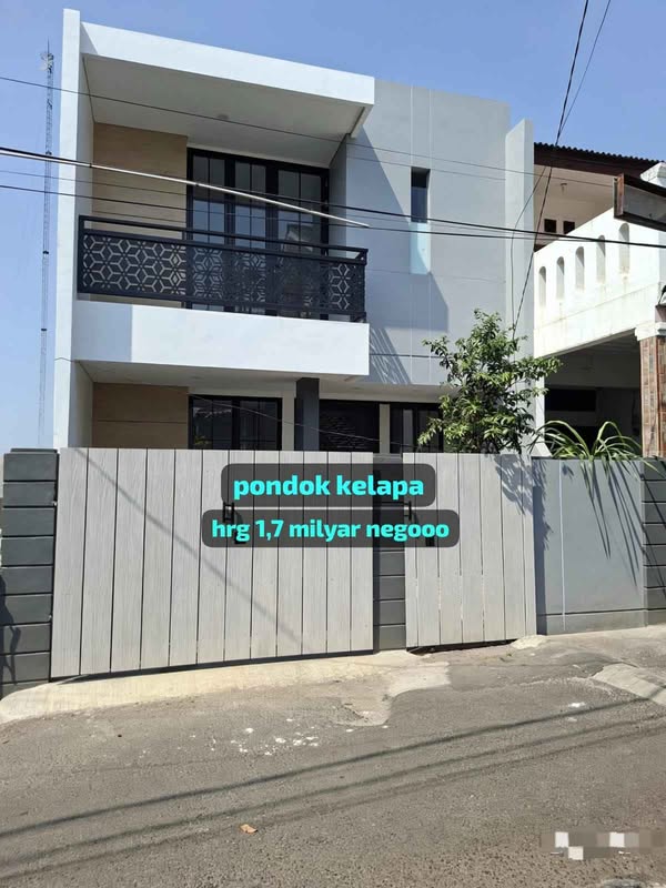 Foto Dijual Rumah di KOTA JAKARTA TIMUR - Rumah Bangunan Baru Siap Huni Dalam Komplek Pondok Kelapa Jakarta Timur