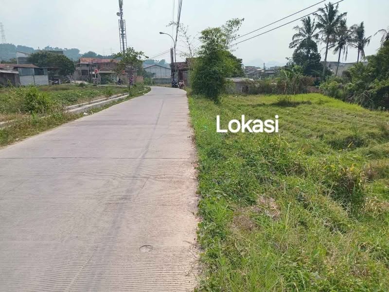 TANAH ZONA KUNING PINGGIR JALAN UTAMA DAERAH BANDASARI