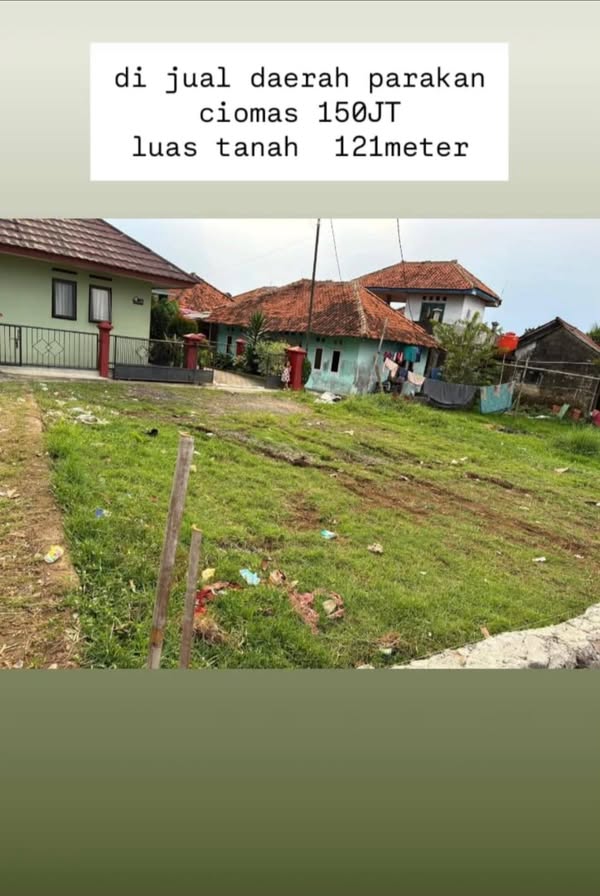 Tanah Ciomas Parakan Bogor