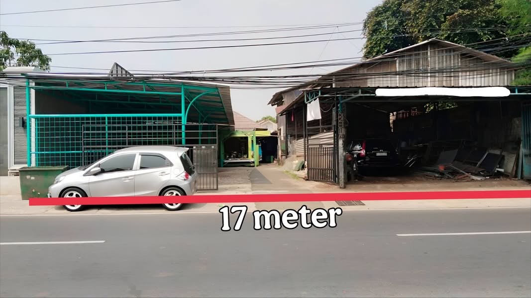 Bangunan Komersial Rumah dan 10 Kontrakan Pinggir Jalan di Jagakarsa