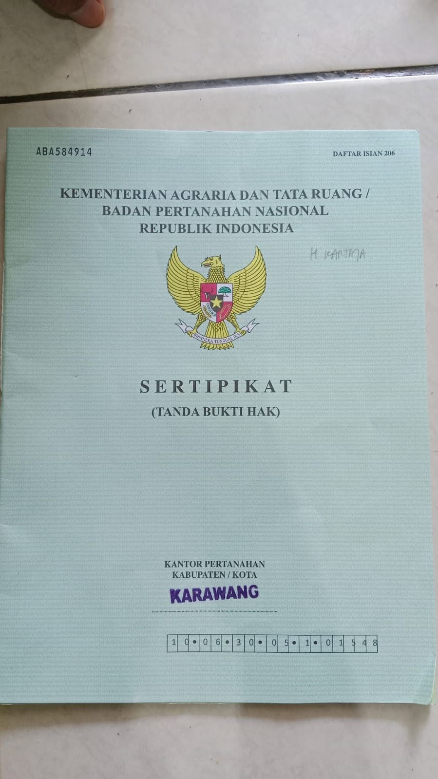Foto 1 Dijual Tanah di KABUPATEN KARAWANG - DIJUAL TANAH
