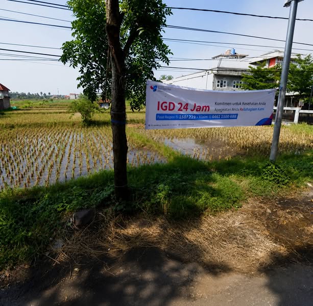 Tanah Strategis Dijual di Jl. Pramuka Karangtengah