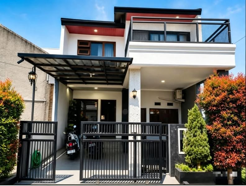 Dijual Jual Rumah Modern Minimalis 2 Lantai di Cisaranten