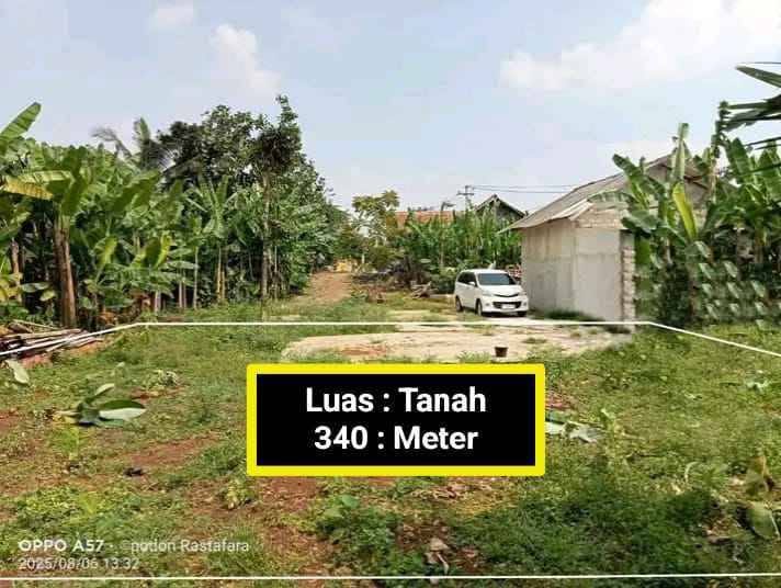 Dijual Tanah Kavling Bogor Murah 340m2 Siap SHM di Bogor