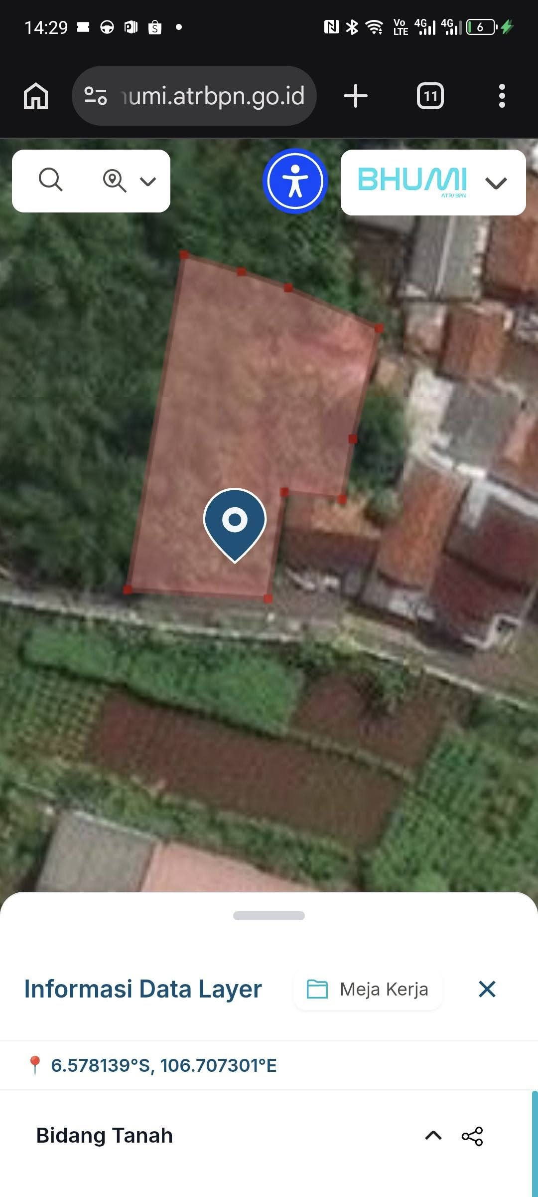 Foto 4 Dijual Tanah di KABUPATEN BOGOR - JUAL TANAH DEKET IPB DRAMAGA BOGOR